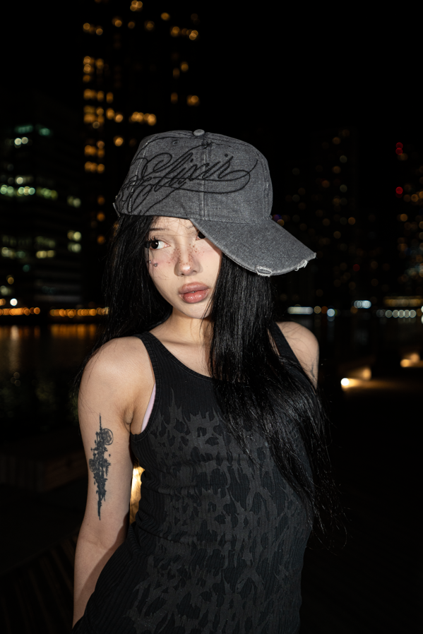 Elixir Gray Denim Cap