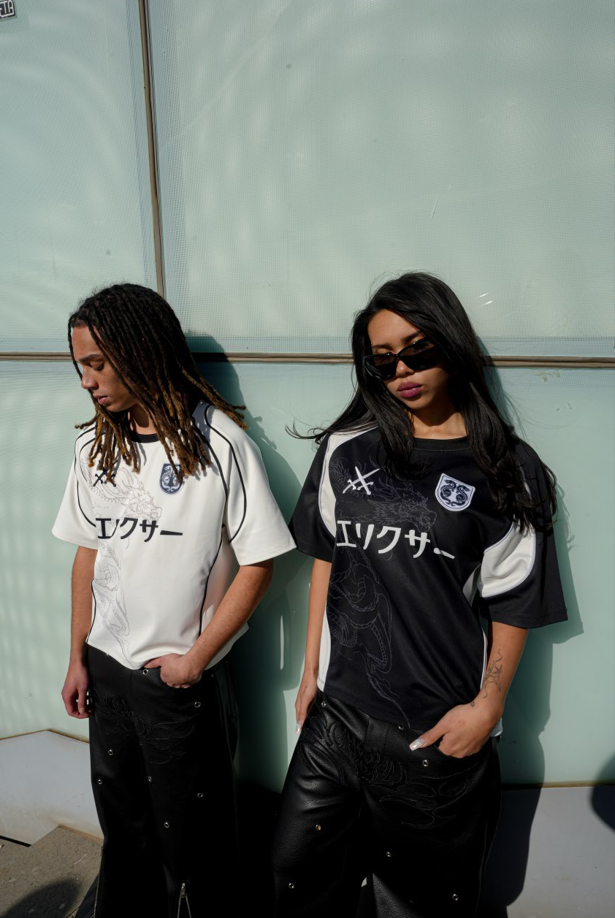 Elixir Japan White Football Jersey