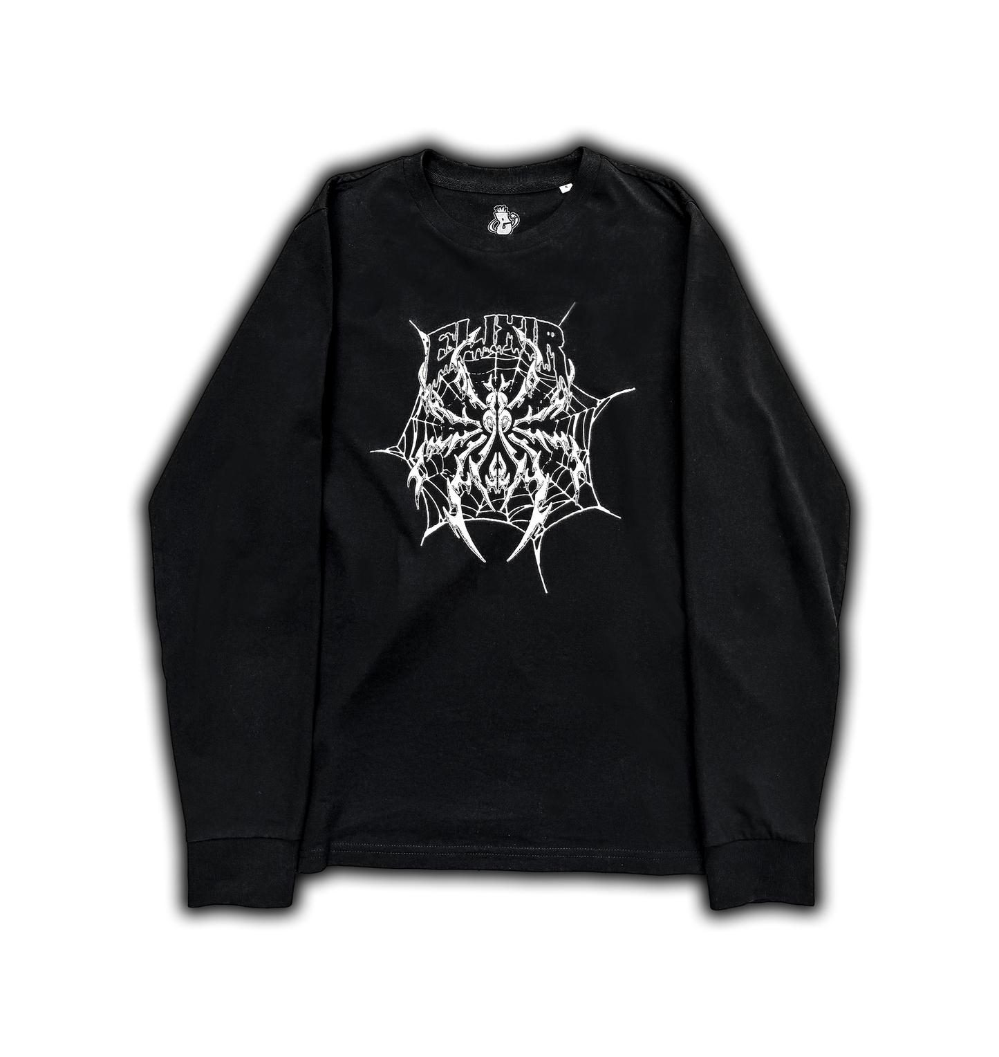 Elixir Spider Long-Sleeve Black Tee