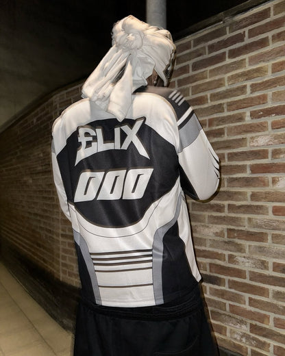 Elixir Racing Motocross White Jersey