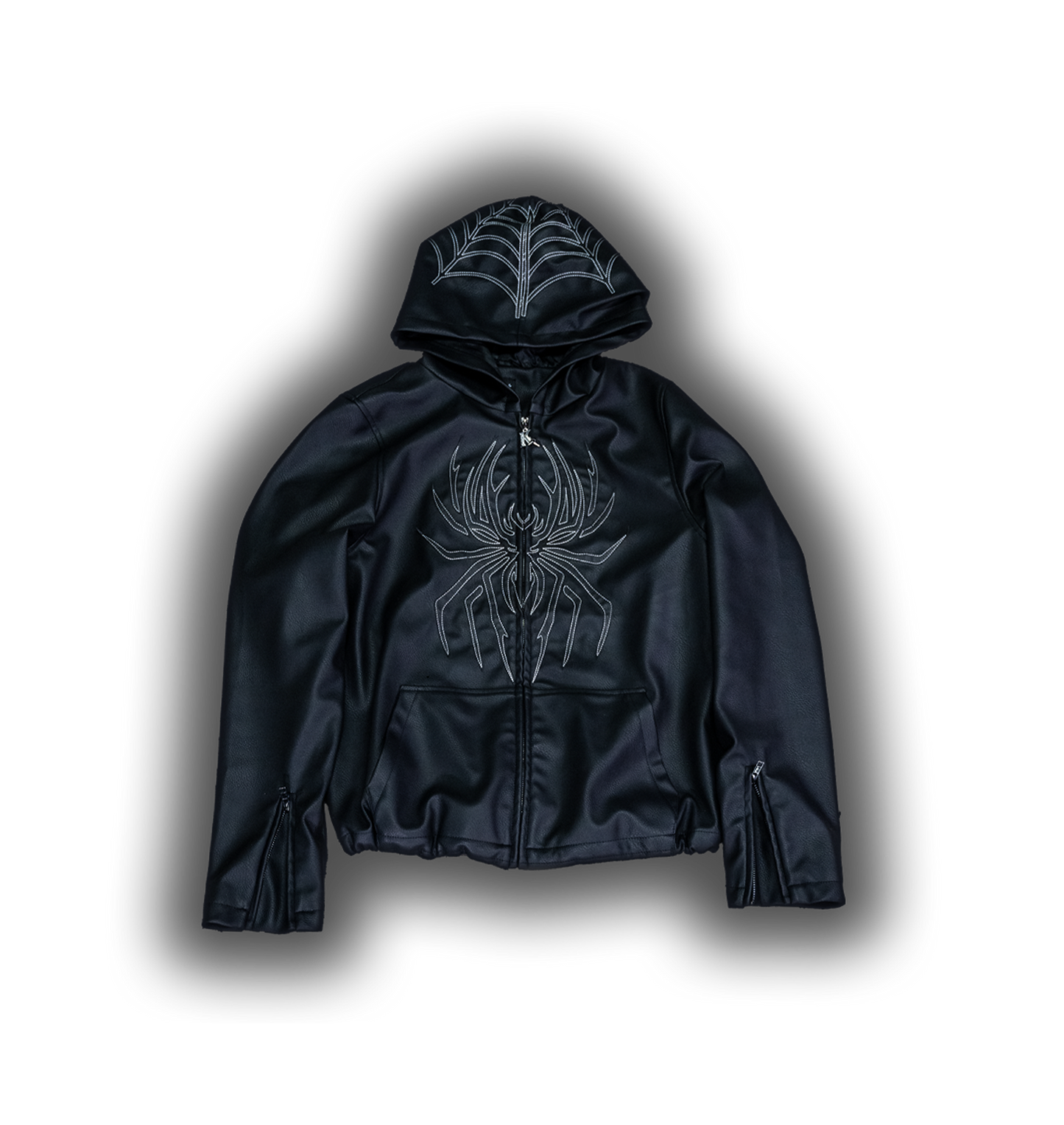 Elixir Spider Black Leather Jacket