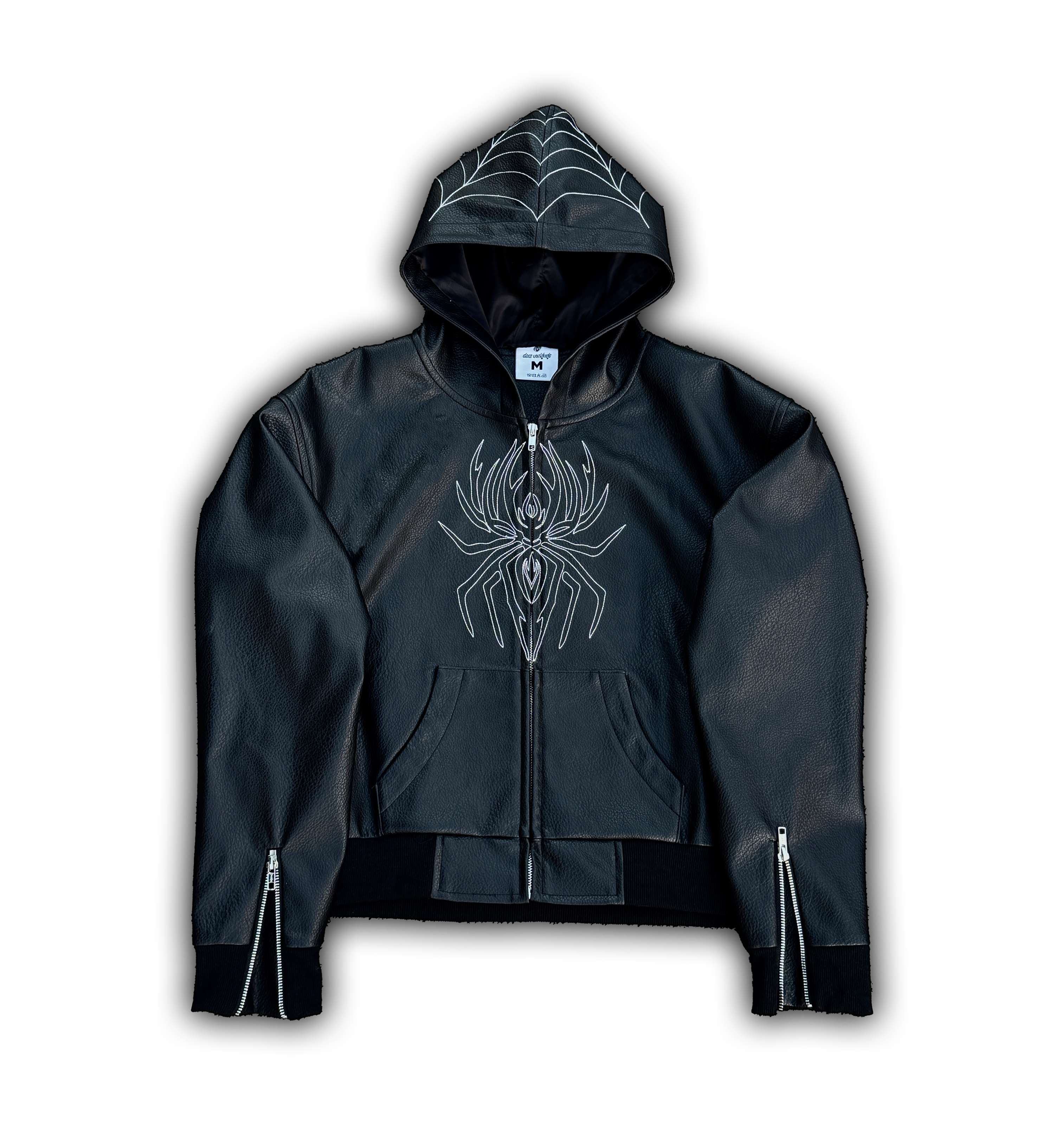 Elixir Spider Black Leather Jacket