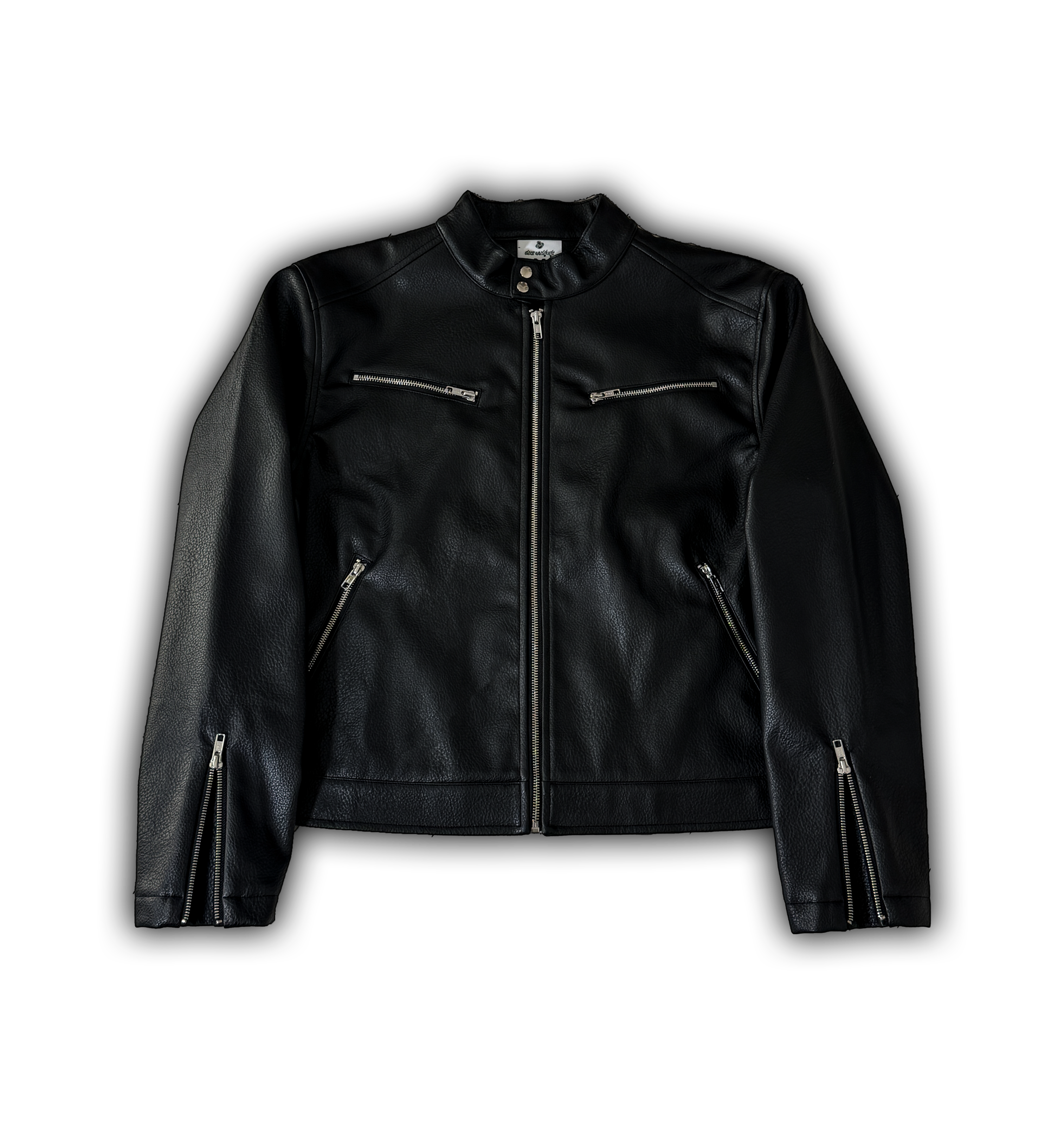 Elixir Biker Black Leather Jacket