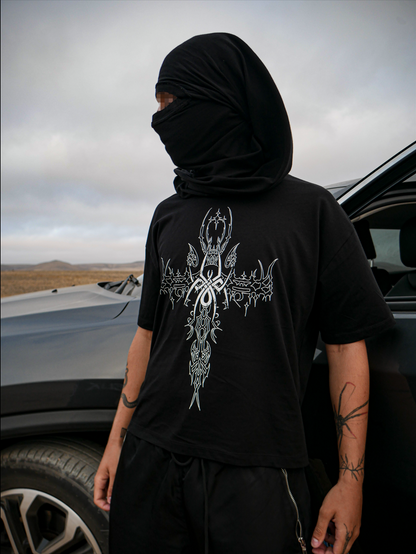 ELIXIR SPIDER TRIBAL black T-SHIRT