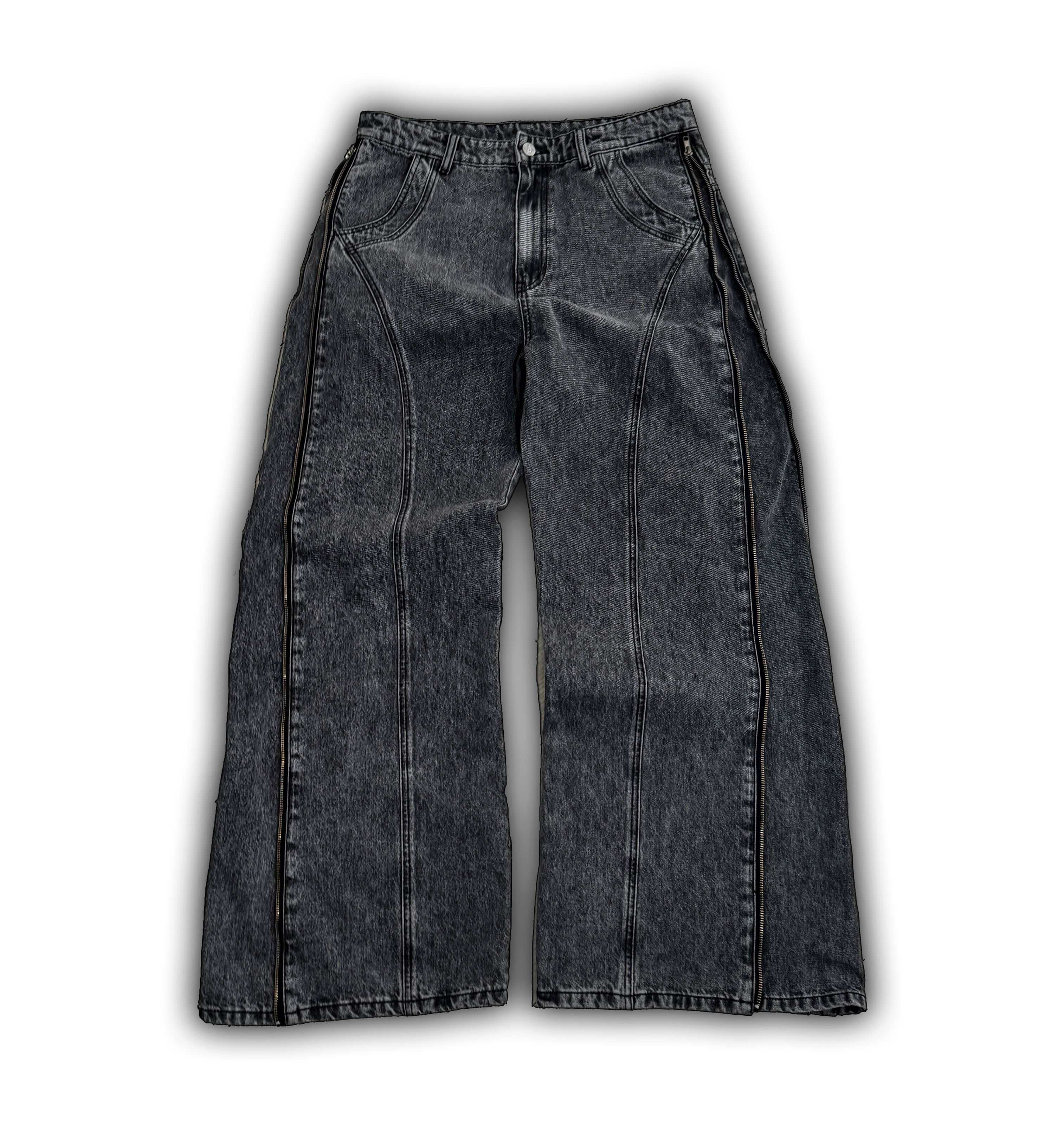 Elixir Gray Winter Denim Set Jeans