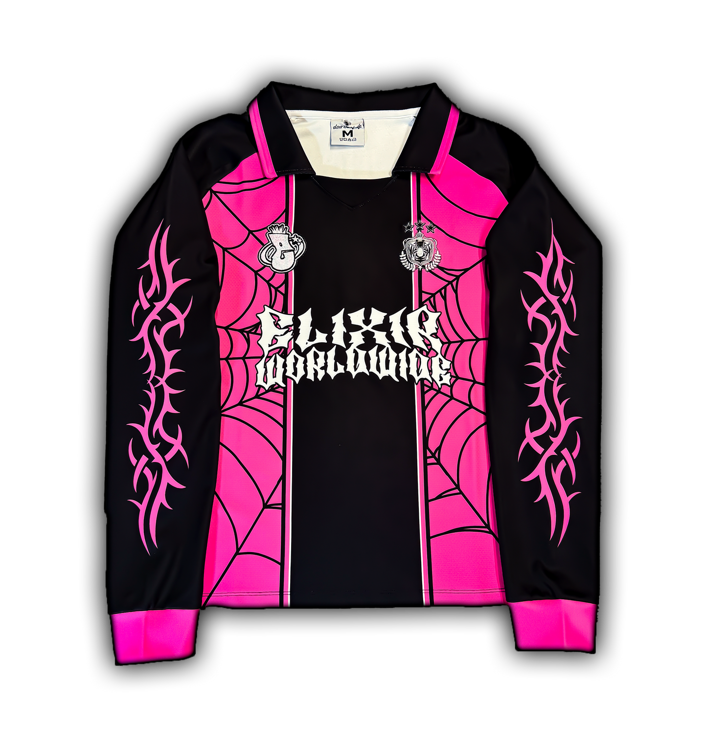 Elixir Pink Long Sleeve 00 Football Jersey