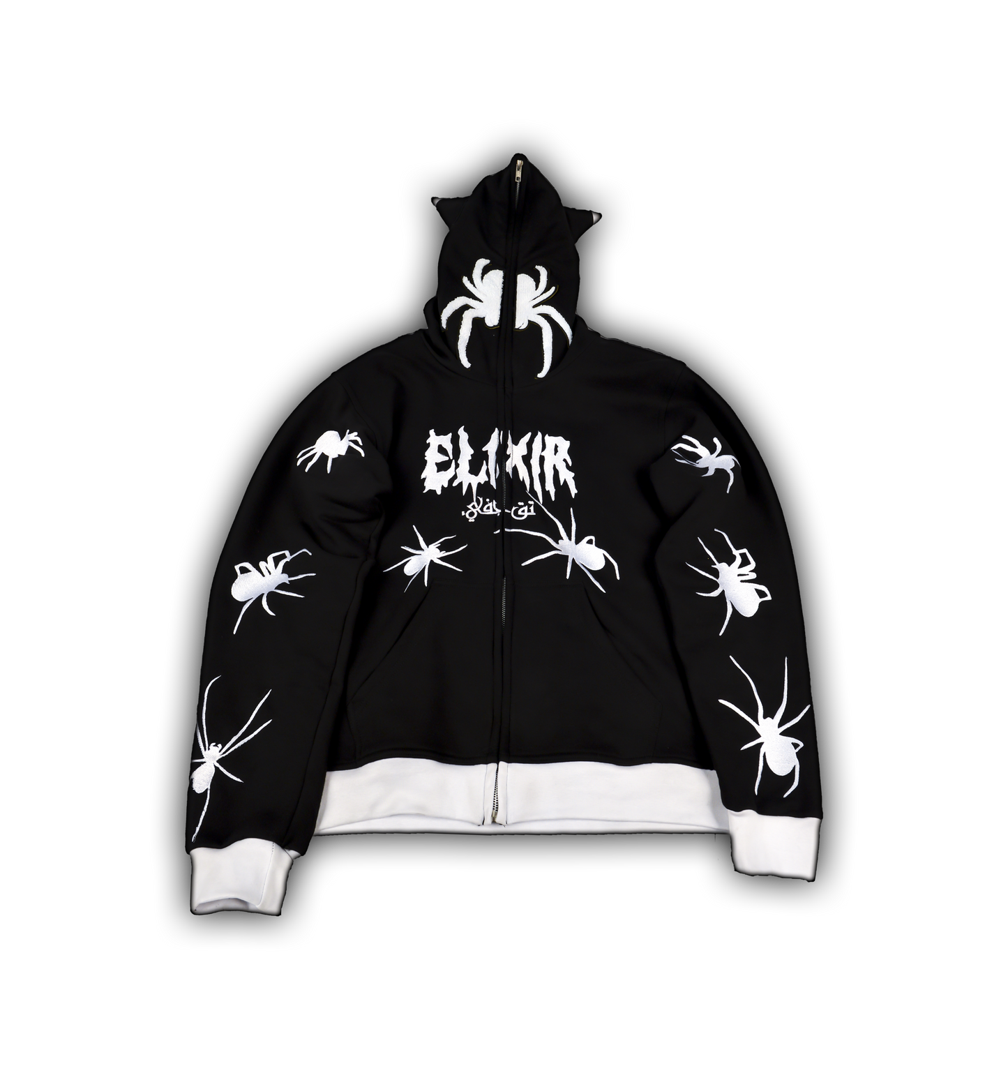 Elixir Spiders Black Full Zip