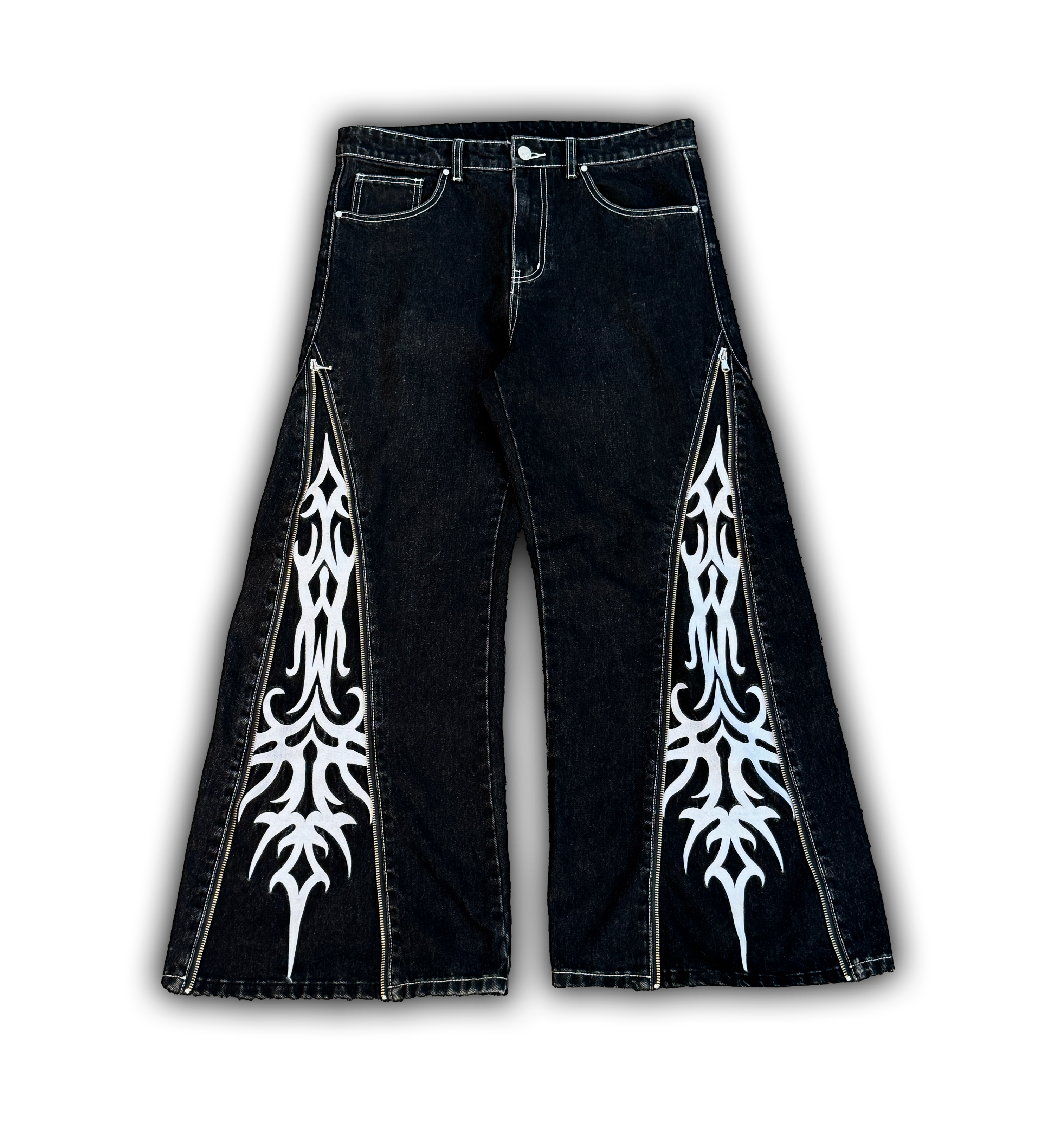 Elixir Cross Baggy Jeans