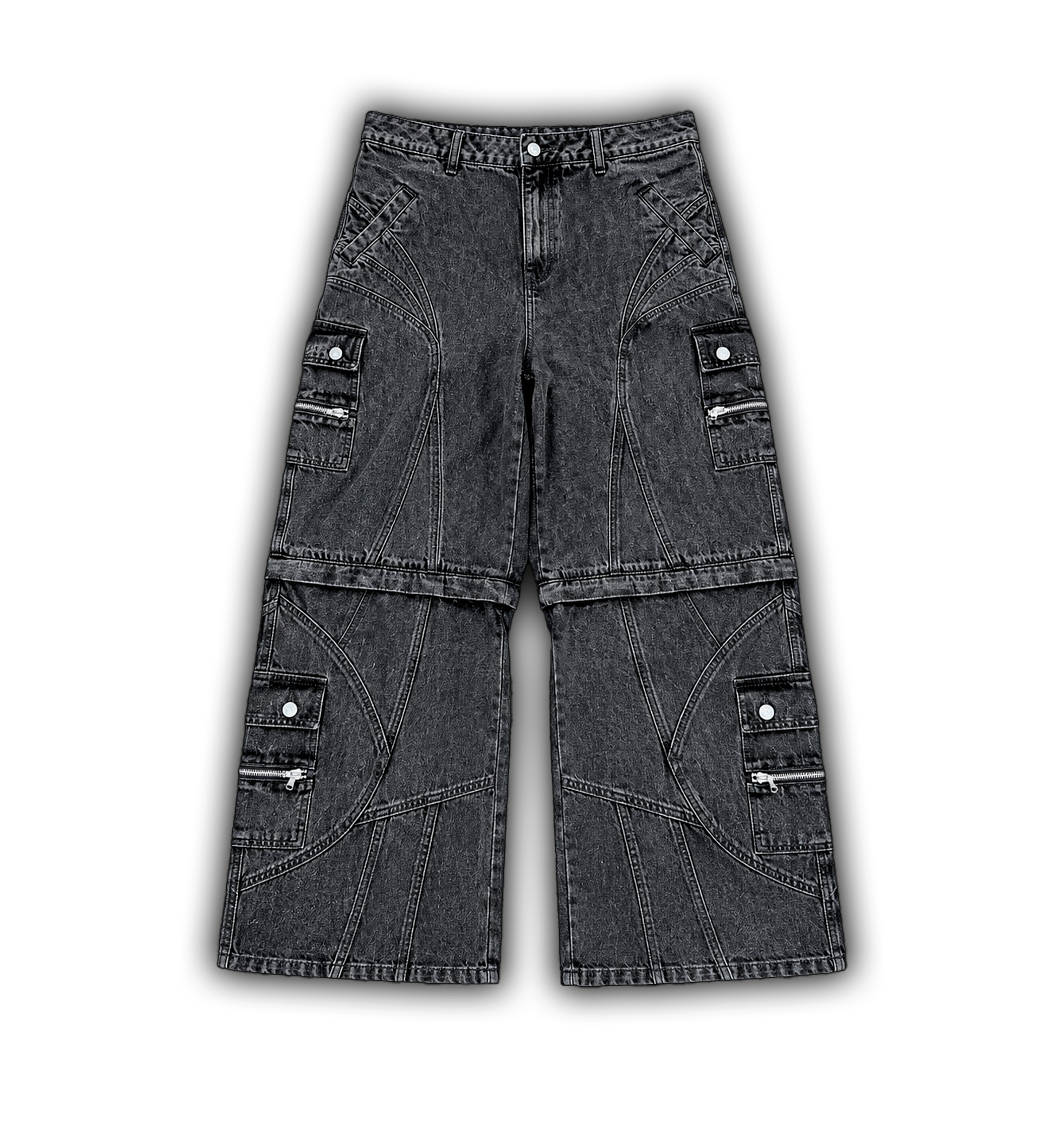 Elixir Detachable Gray Jeans