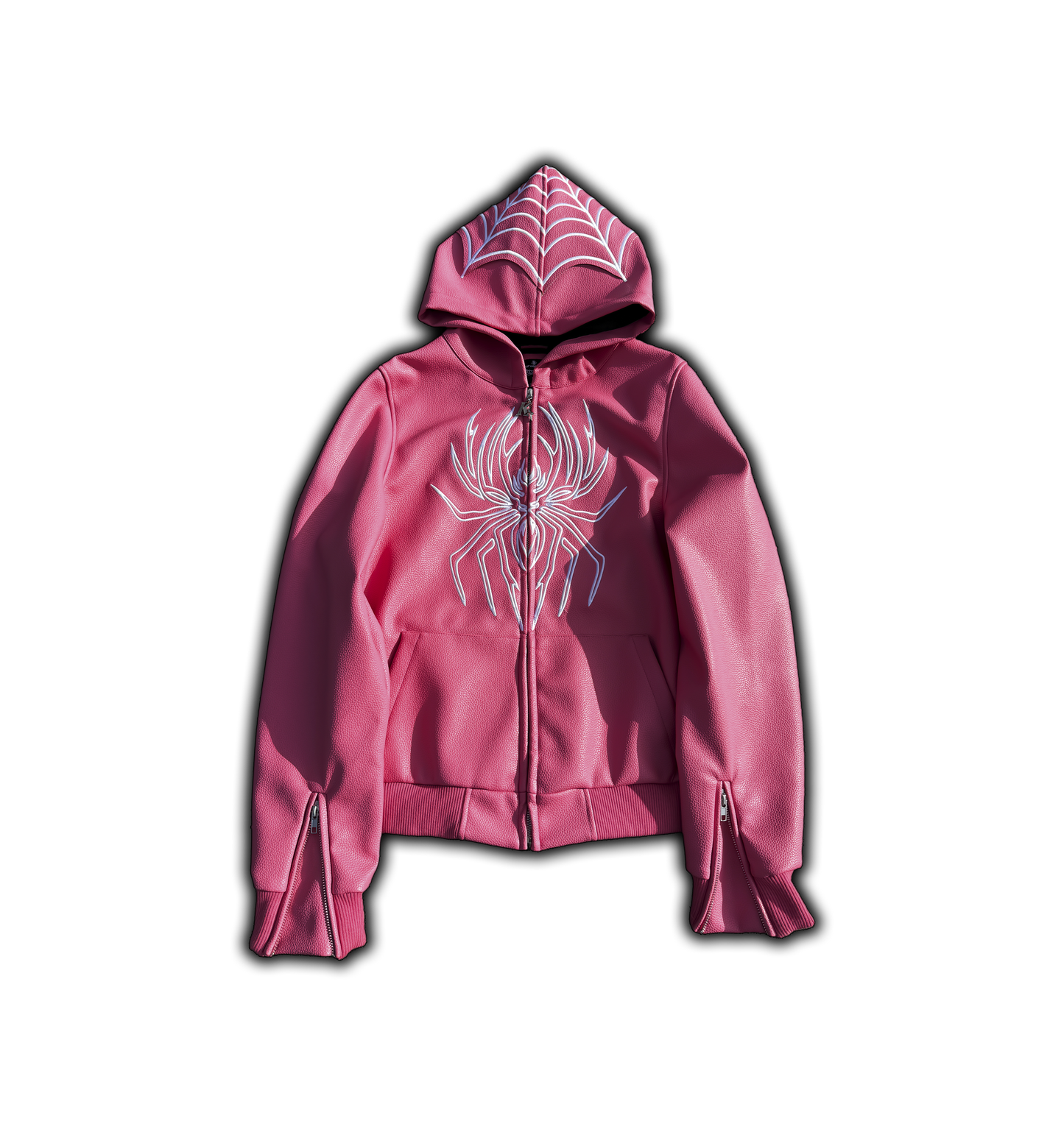 Elixir Spider Pink Leather Jacket