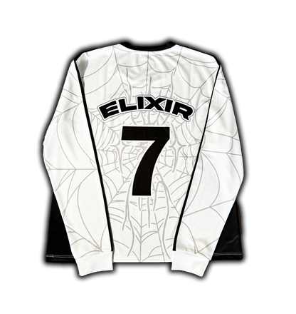 Elixir Spider White Football T-Shirt