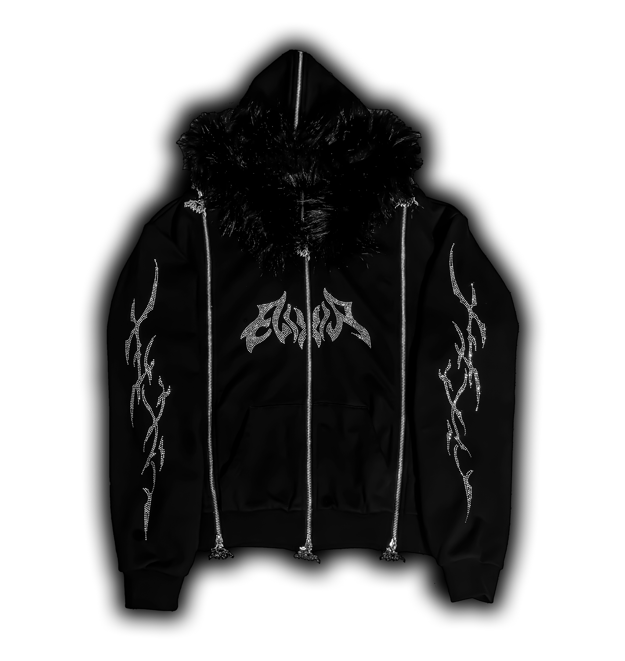 Elixir Rhinestones Tracksuit Zip-Up