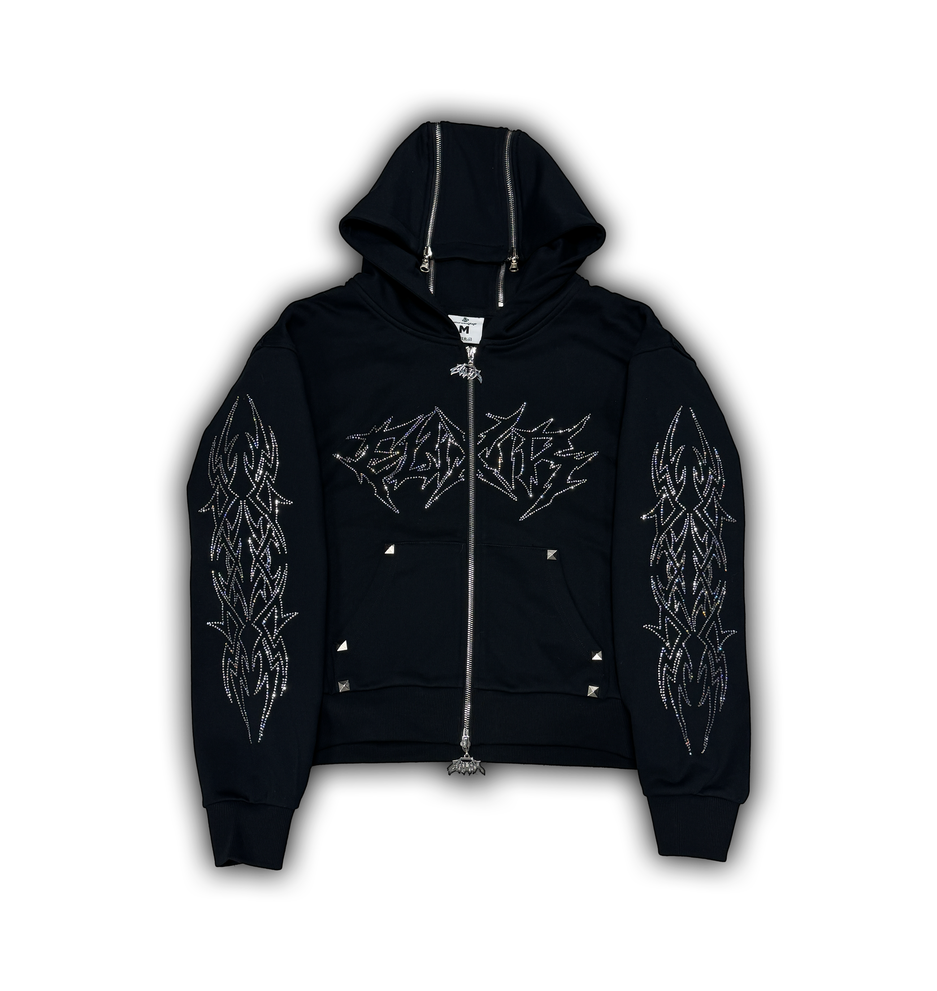 Elixir Inverted Rhinestones Hoodie