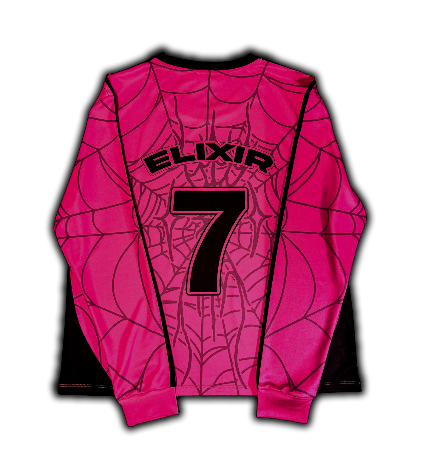 Elixir Spider PINK-BLACK Football T-Shirt