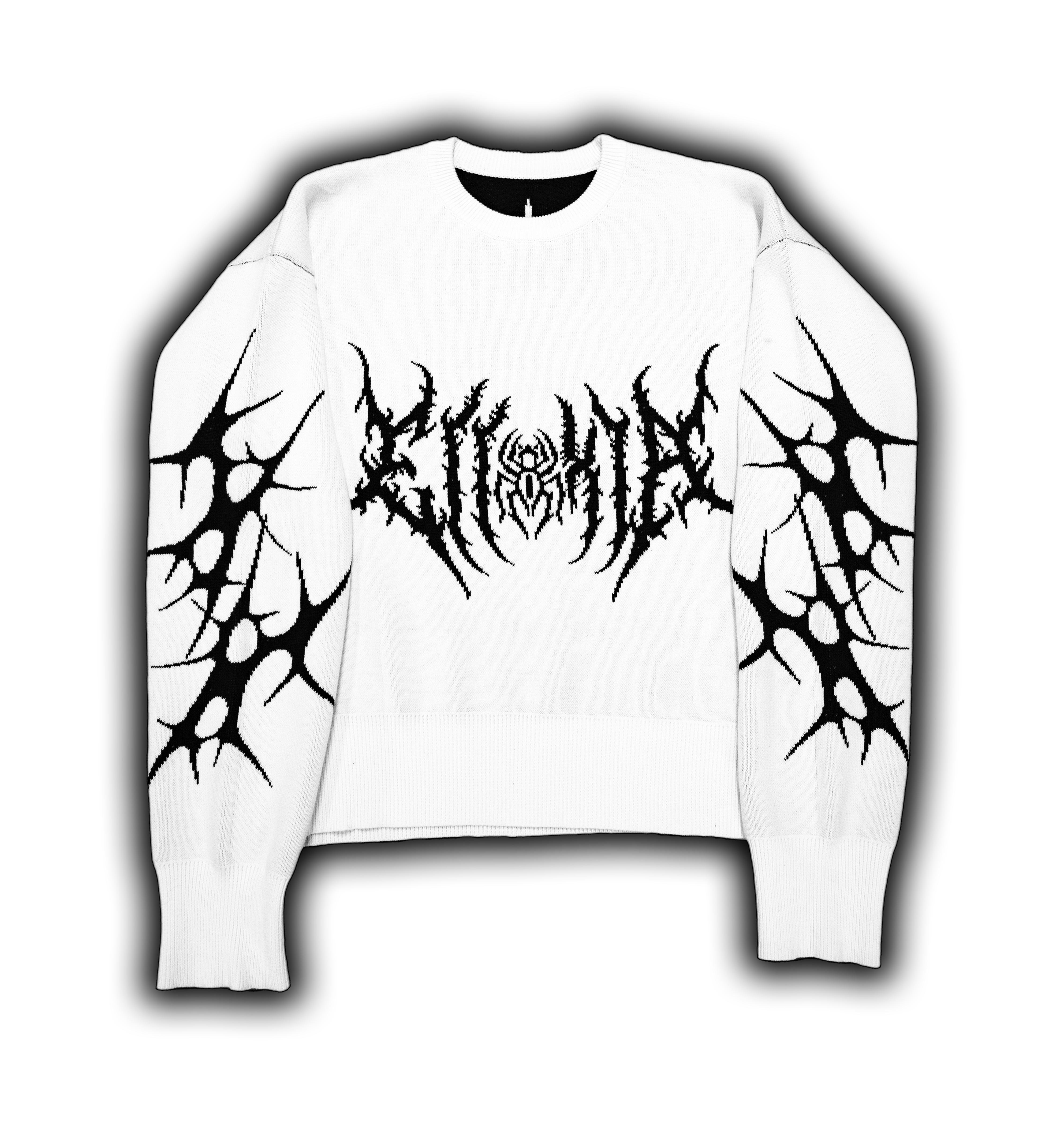 Elixir White Tribal Sweater