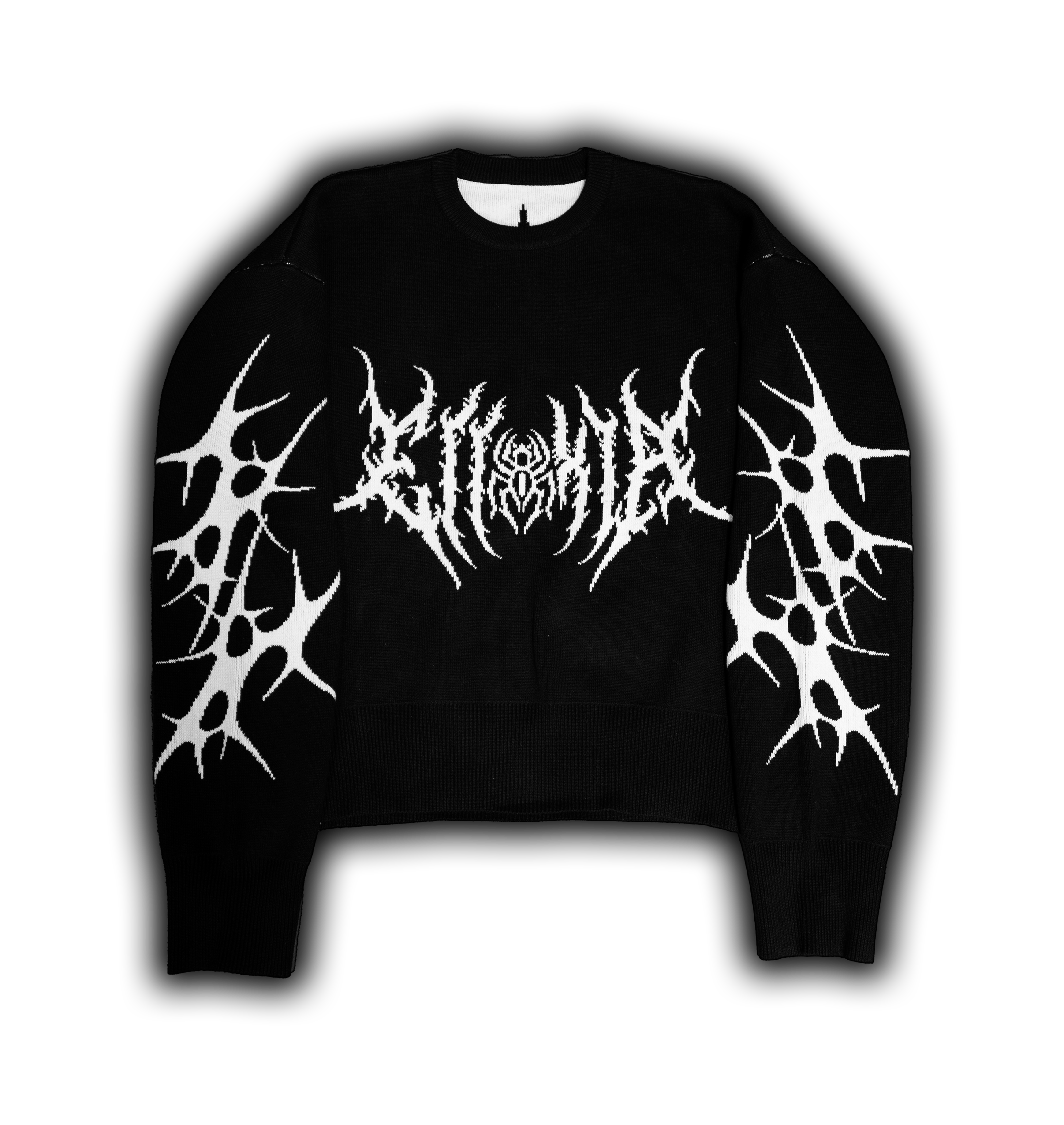 Elixir Black Tribal Sweater