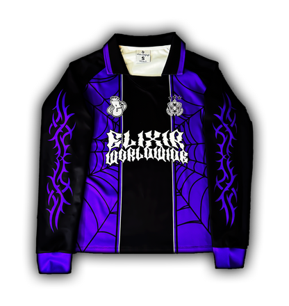 Elixir Purple Long Sleeve 00 Football Jersey