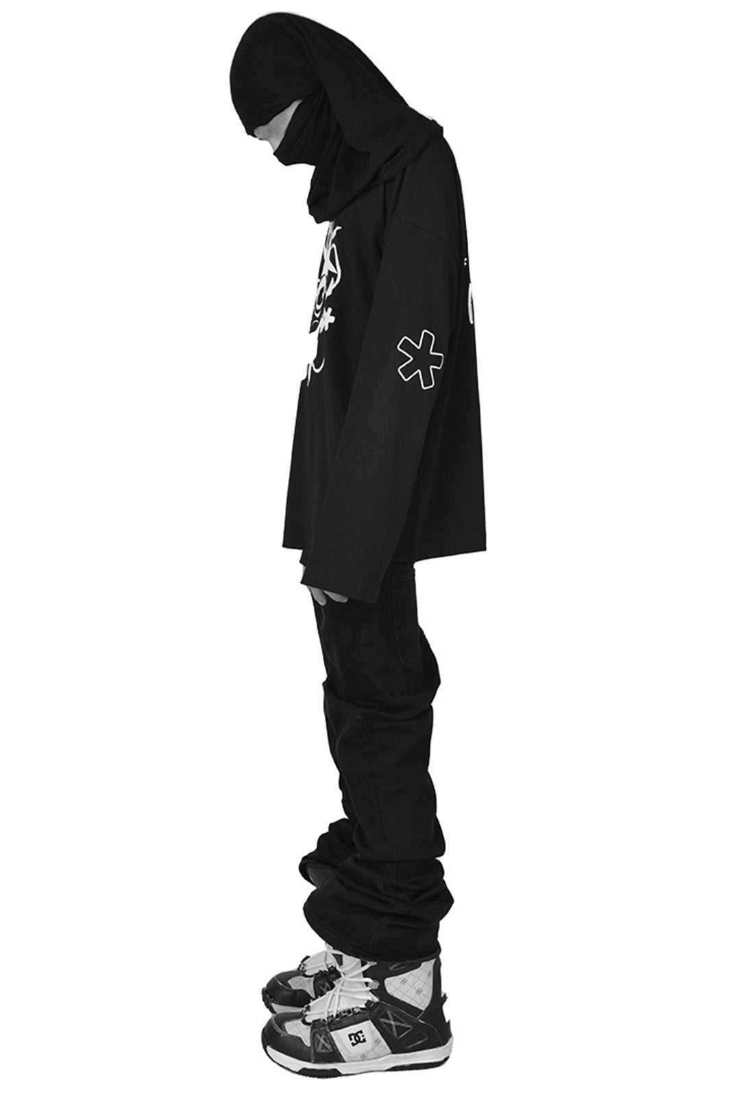 T-shirt noir à manches longues Elixir Punk Minion