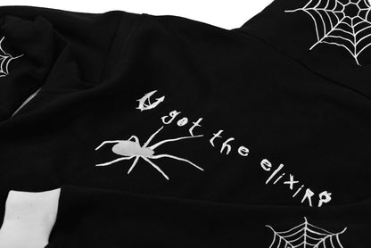 Elixir Spiders Black Full Zip