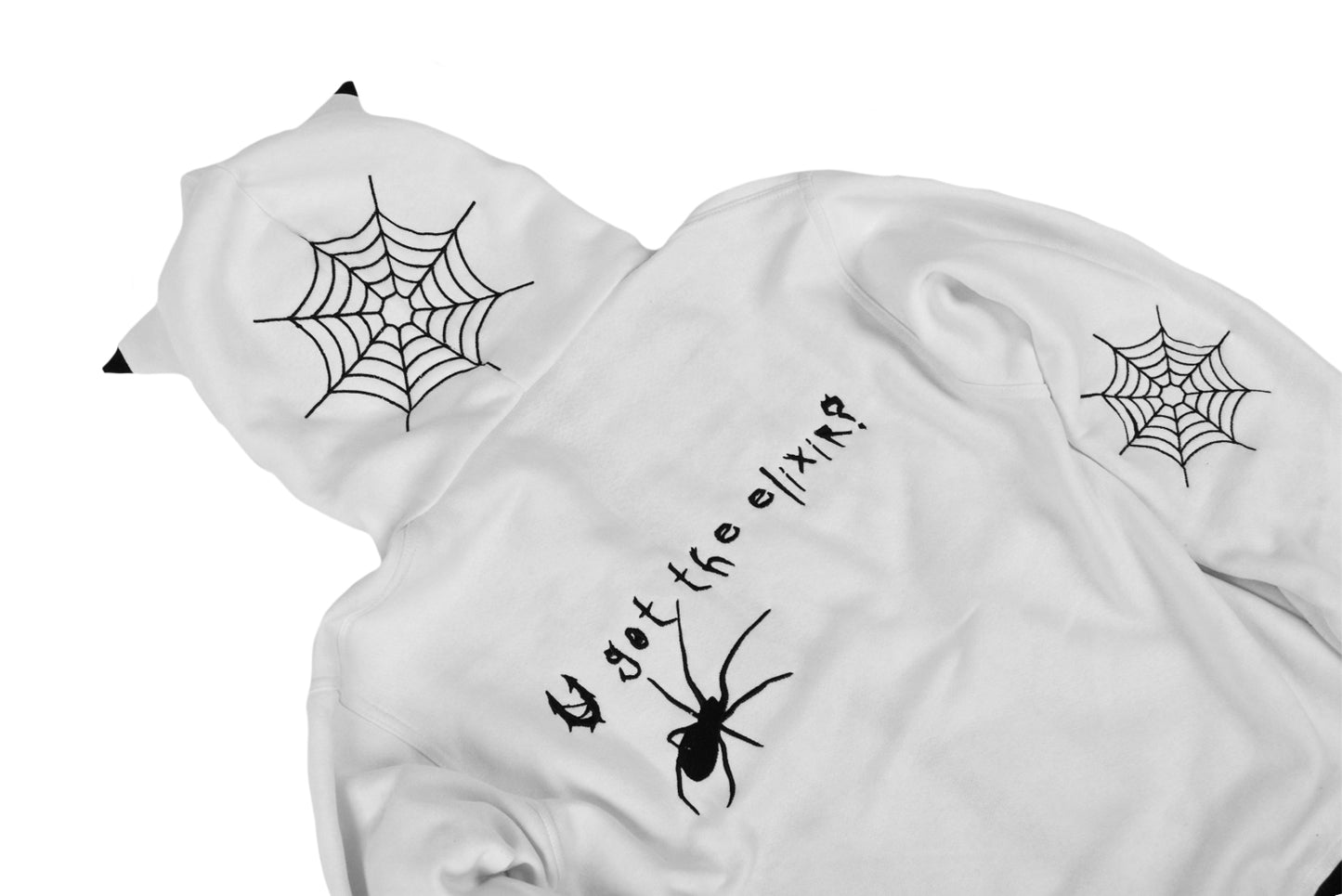 Elixir Spiders White Full Zip