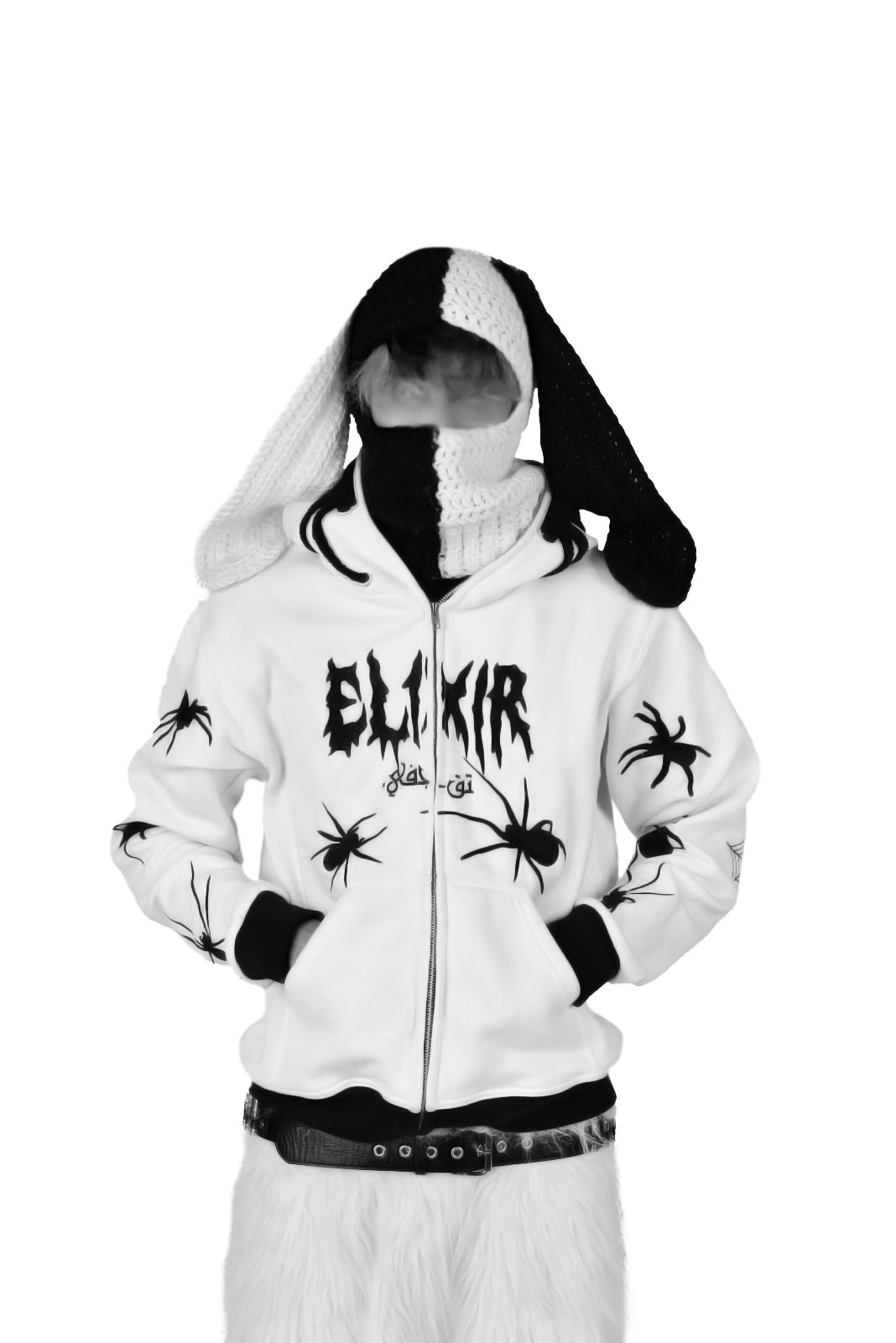 Elixir Spiders White Full Zip