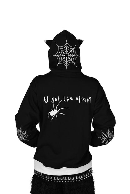 Elixir Spiders Black Full Zip